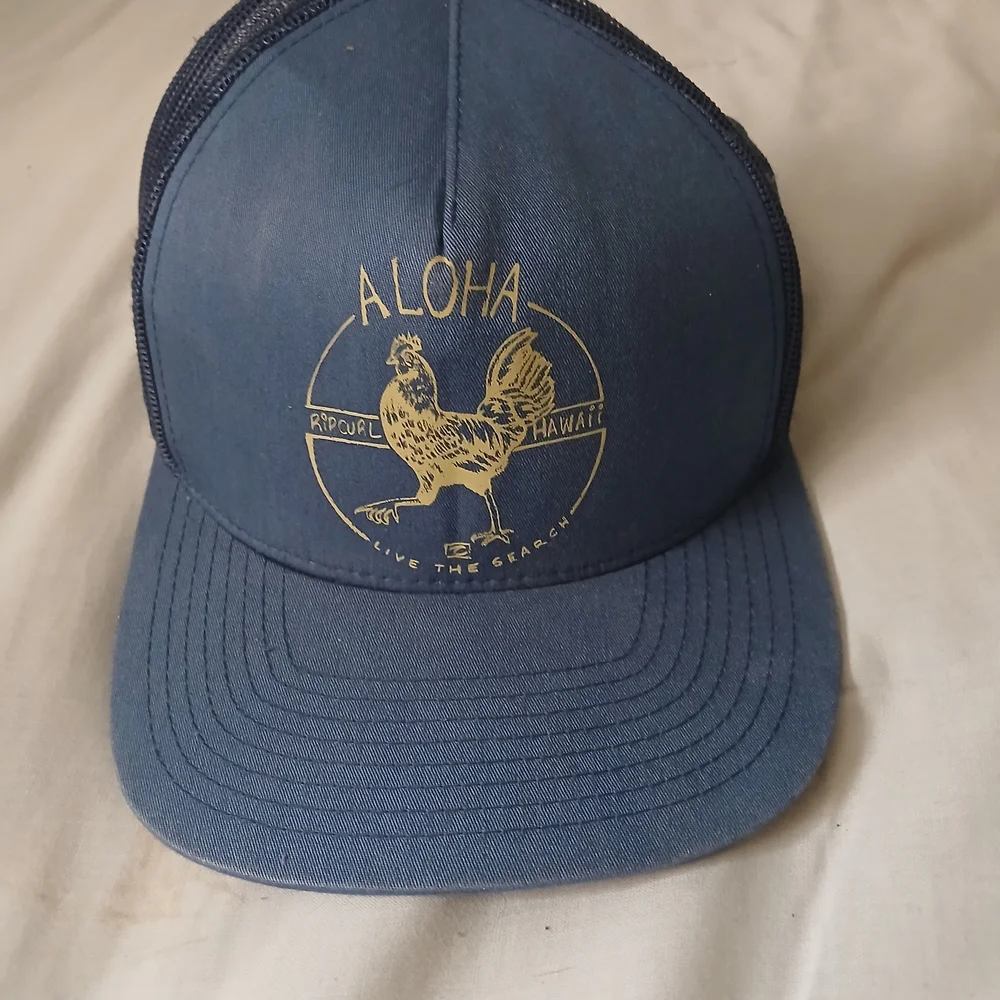 Aloha Blue and Gold Party Hat